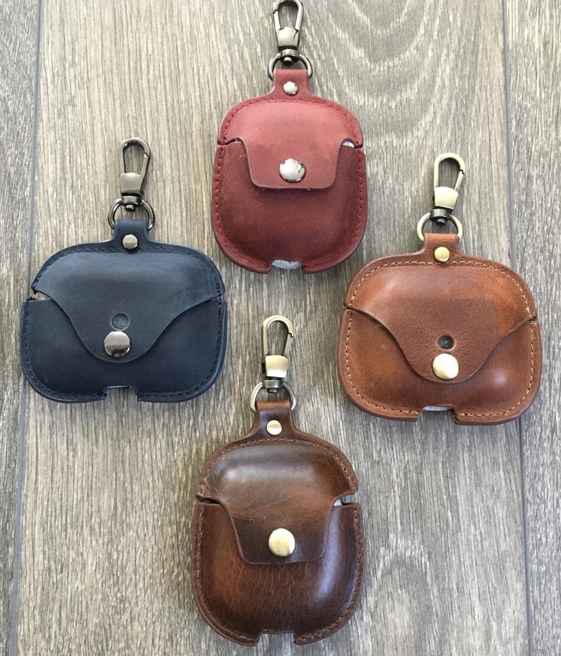 various AirPod cases in different colors